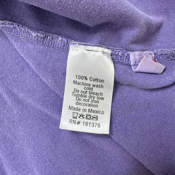 FEMMEMUTE Guard Your Heart Purple Green Barbed Wire Tee Size Small Unisex Top - Picture 7 of 11